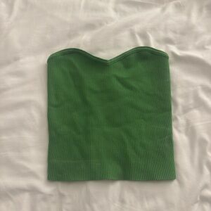 House of Harlow Green Strapless Top